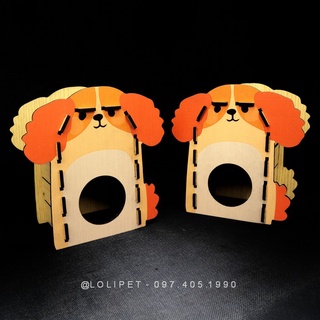 NHÀ NGỦ CHÓ XÙ - LẮP GHÉP