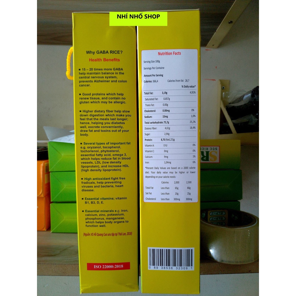 GẠO MẦM  SÓC TRĂNG ST25 - Hộp 2kg