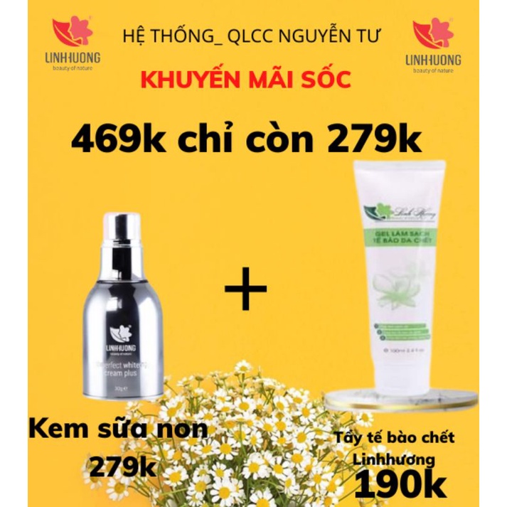 Kem Sữa Nhung Linh Hương Dưỡng Trắng Da ( THE PERFECT WHITERNING )