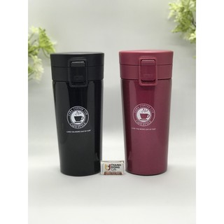 (GIÁ SIÊU RẺ) BÌNH GIỮ NHIỆT CẦM TAY ĐỰNG CAFE (siêu sanh chảnh)CAO CẤP 380 ml-  mã TDG025B156K