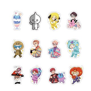 80 STICKER BT21 -  QUÀ TẶNG IDOL