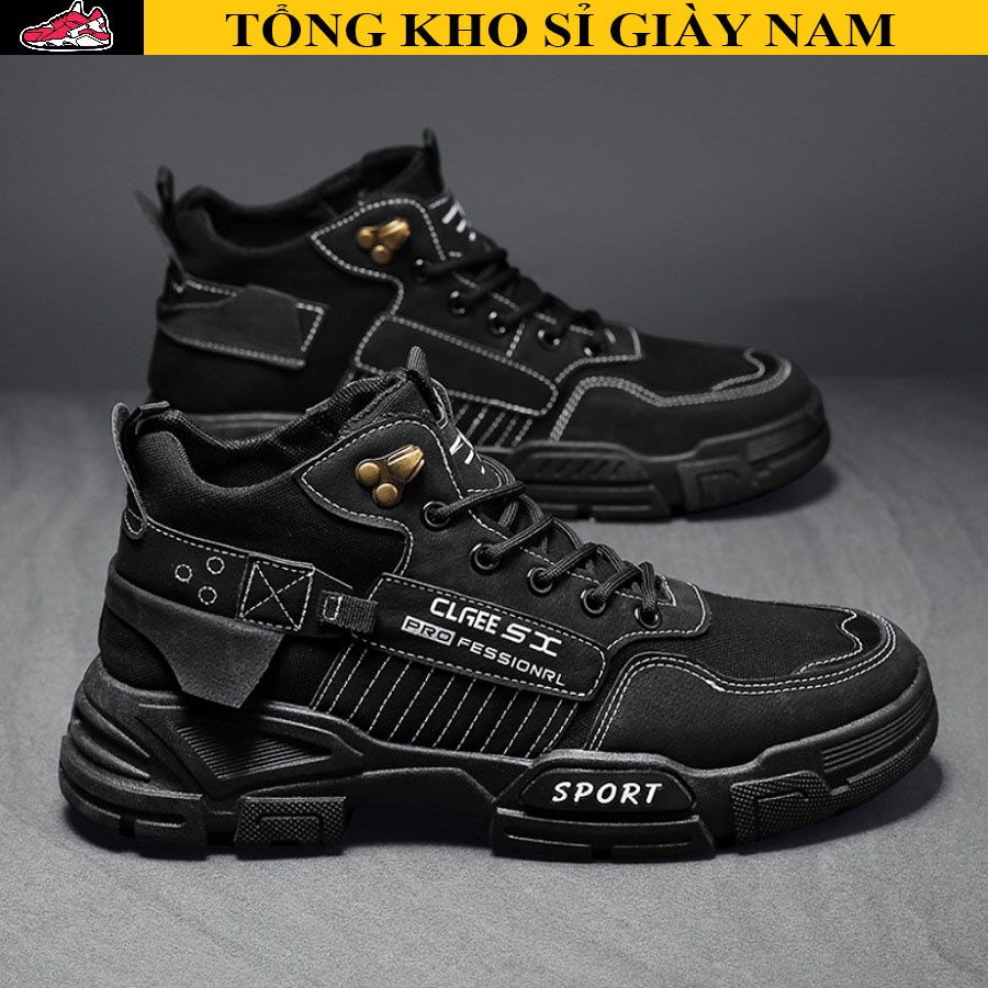 Giày nam cao cổ, giày bốt nam hàng full box mẫu mới cực đẹp hot trend 2021, kiểu dáng trẻ trung, phong cách J424 | BigBuy360 - bigbuy360.vn