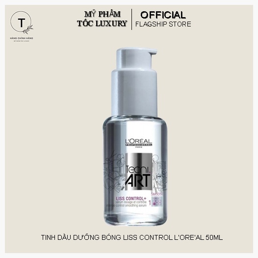 Tinh dầu Loreal Professionnel sáng bóng chống rối tóc LISS CONTROL 50ml