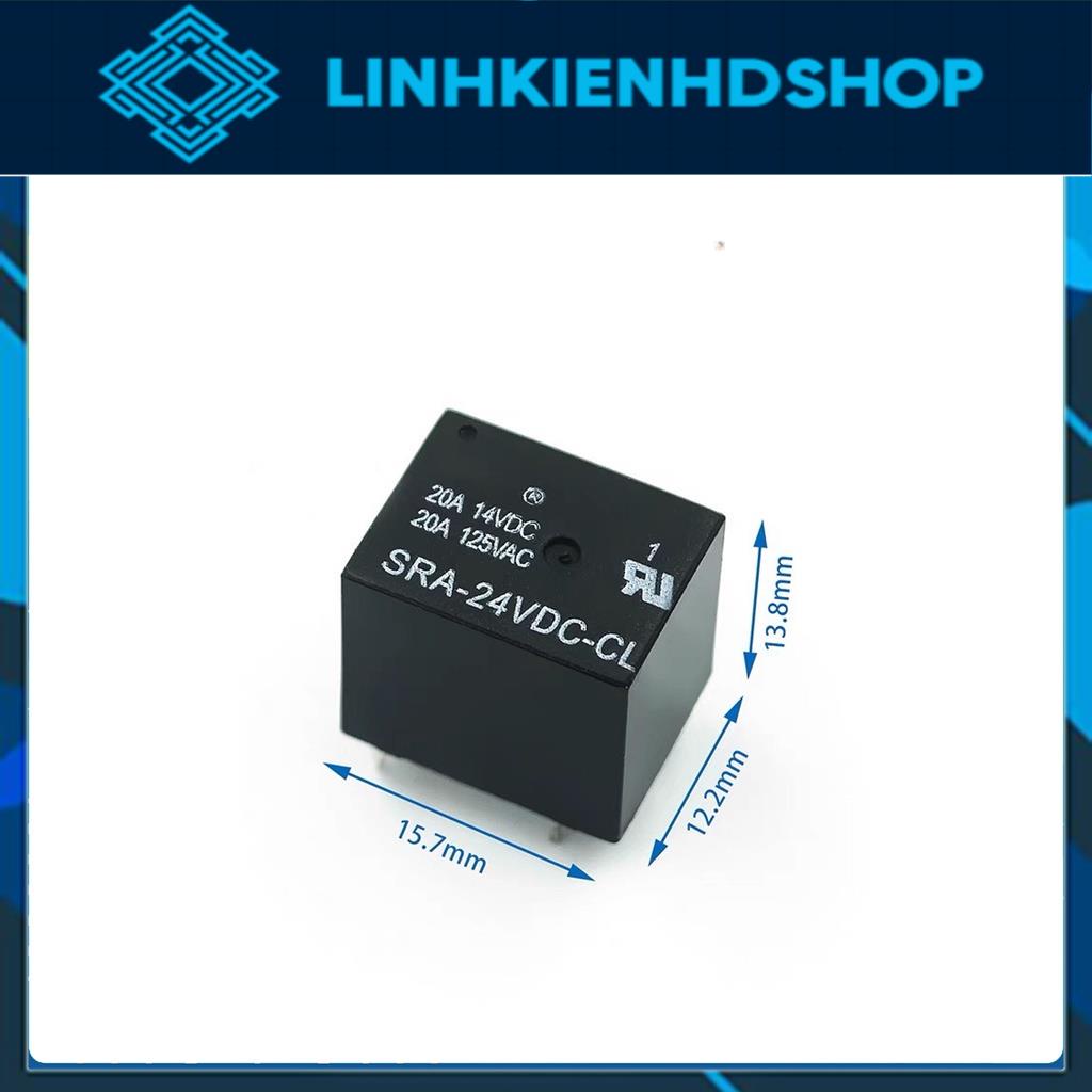 Relay Songle SRA 5V/ 12V/ 24V 20A 5 chân/ rờ le Songle SRA 20A/ relay SRA