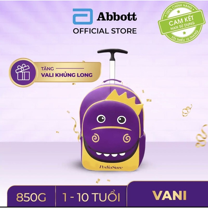 Vali kéo khủng long quà tặng từ sữa Pediasure