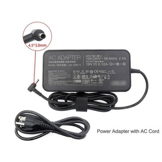 Sạc laptop Asus 19V-6.32A-120W slim đầu kim nhỏ (4.5mm*3.0mm)
