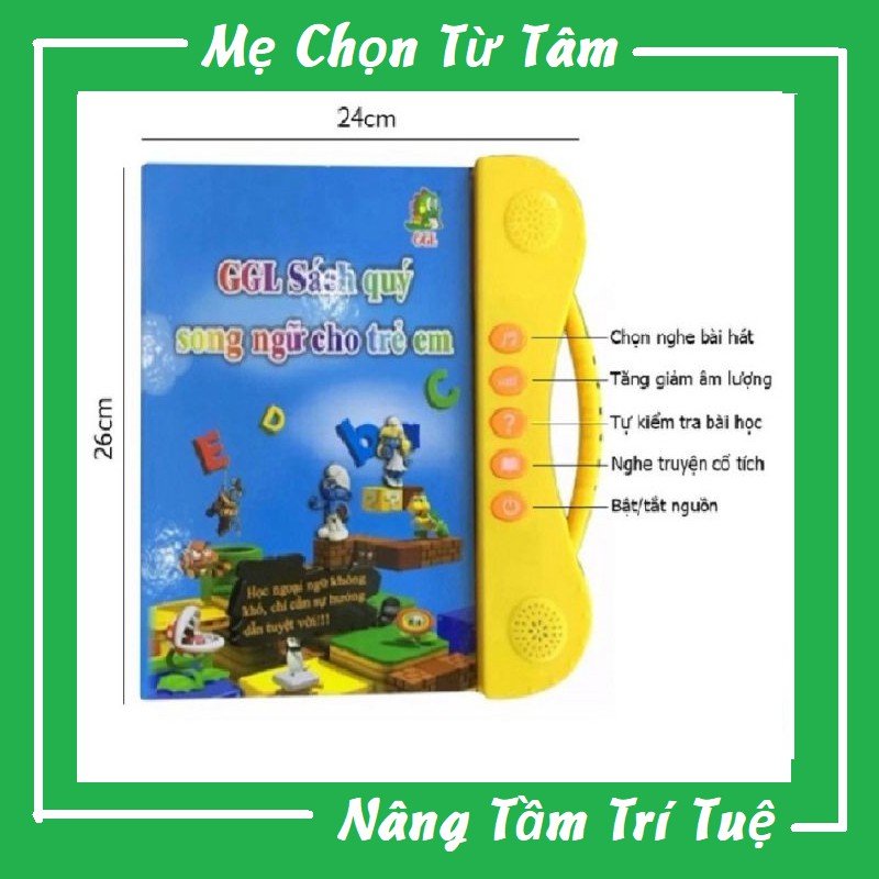 Đồ chơi cho bé 🎨FREESHIP️🎨 Sách quý song ngữ cho bé tập nói - Giúp Bé Học Tốt Toán - Tiếng Việt - Tiếng Anh [DO CHOI]