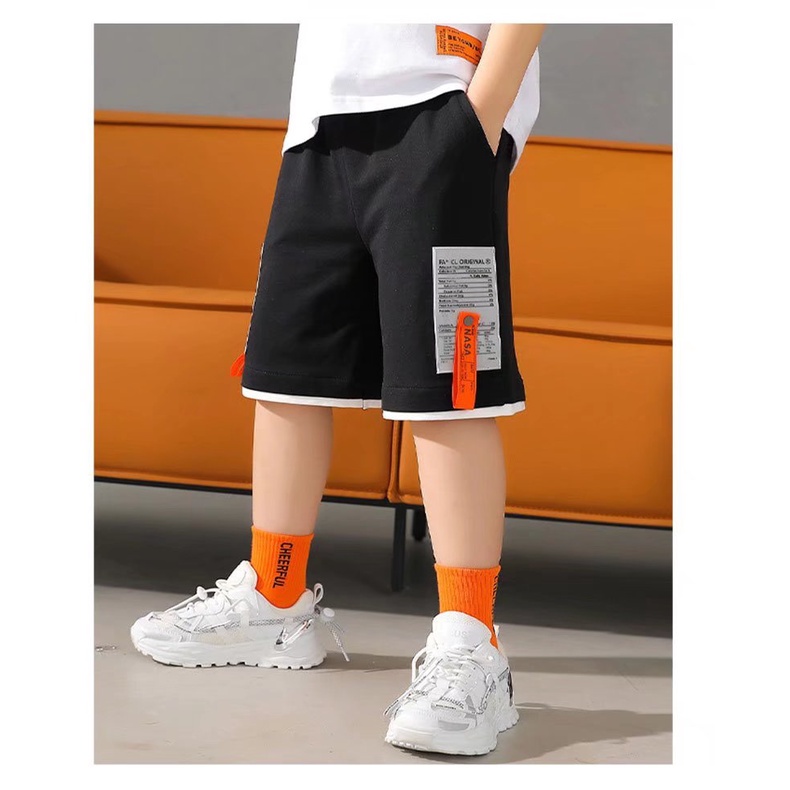 Quần Short Thể Thao Dáng Rộng Thoải Mái Thời Trang Mùa Hè Cho Bé Trai
