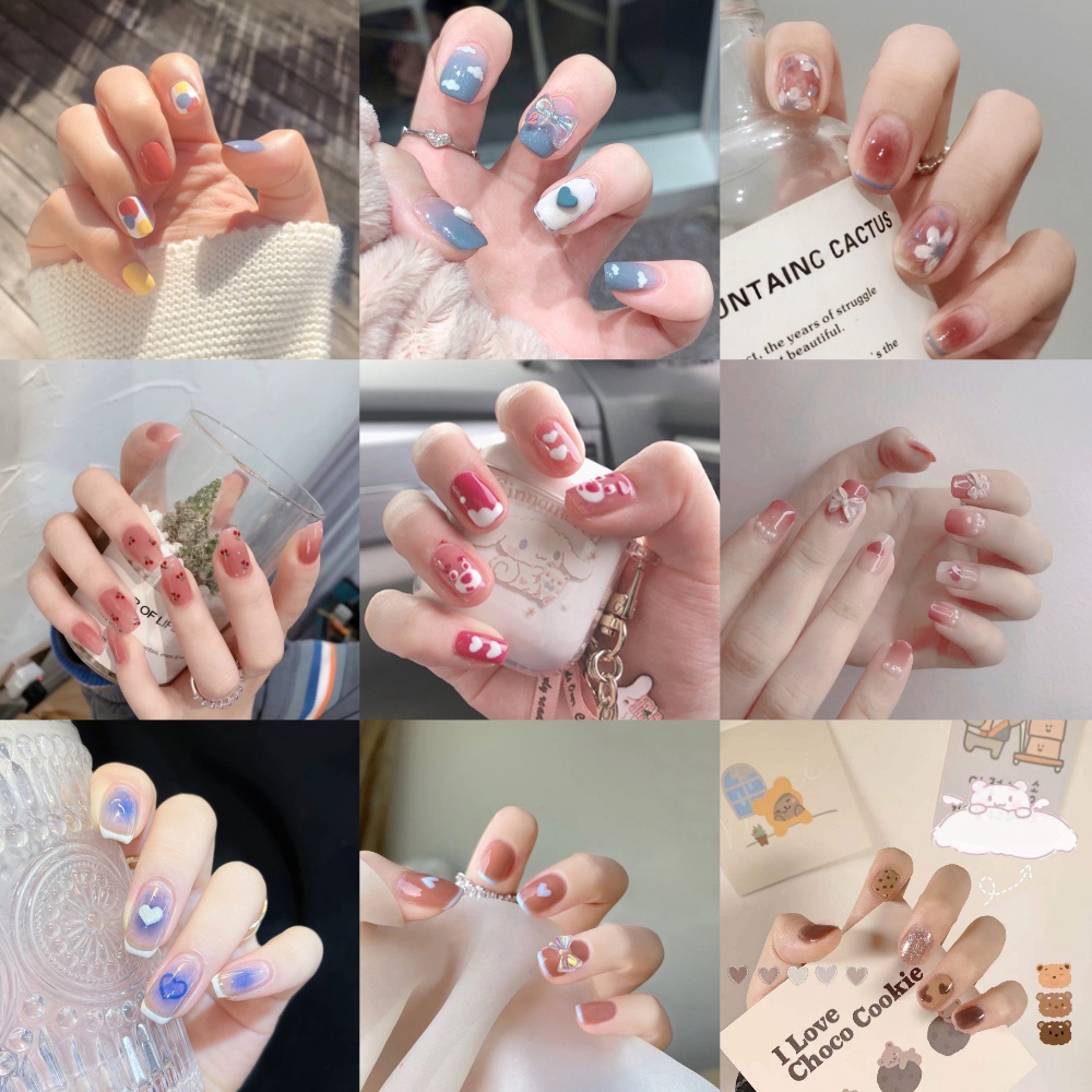 Mới Hình Dán Trang Trí Móng Tay Họa Tiết Hoa Cúc Dễ Thương DIY