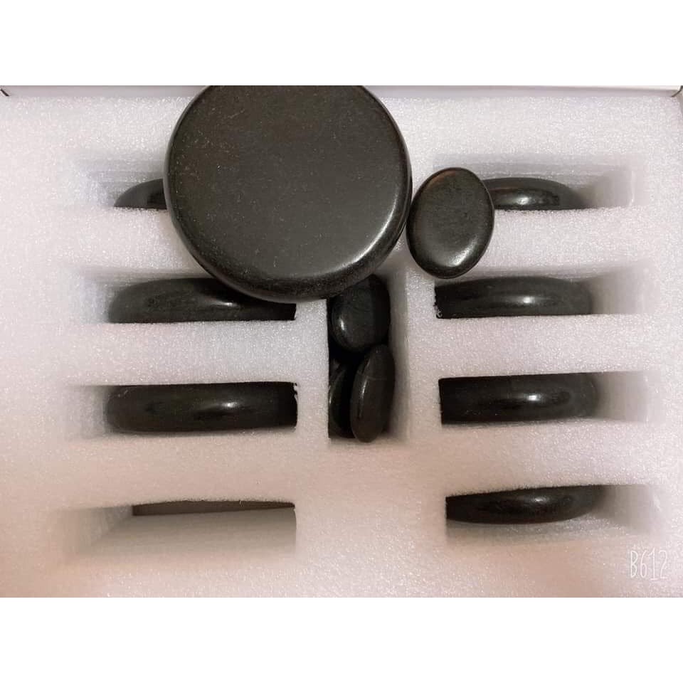 Bộ đá nóng 16 viên ( loai đẹp không sứt mẻ)