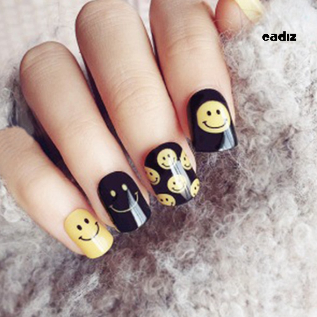 [Hàng mới về] Tấm Hình Dán Trang Trí Móng Tay Họa Tiết Hoa Đa Dạng