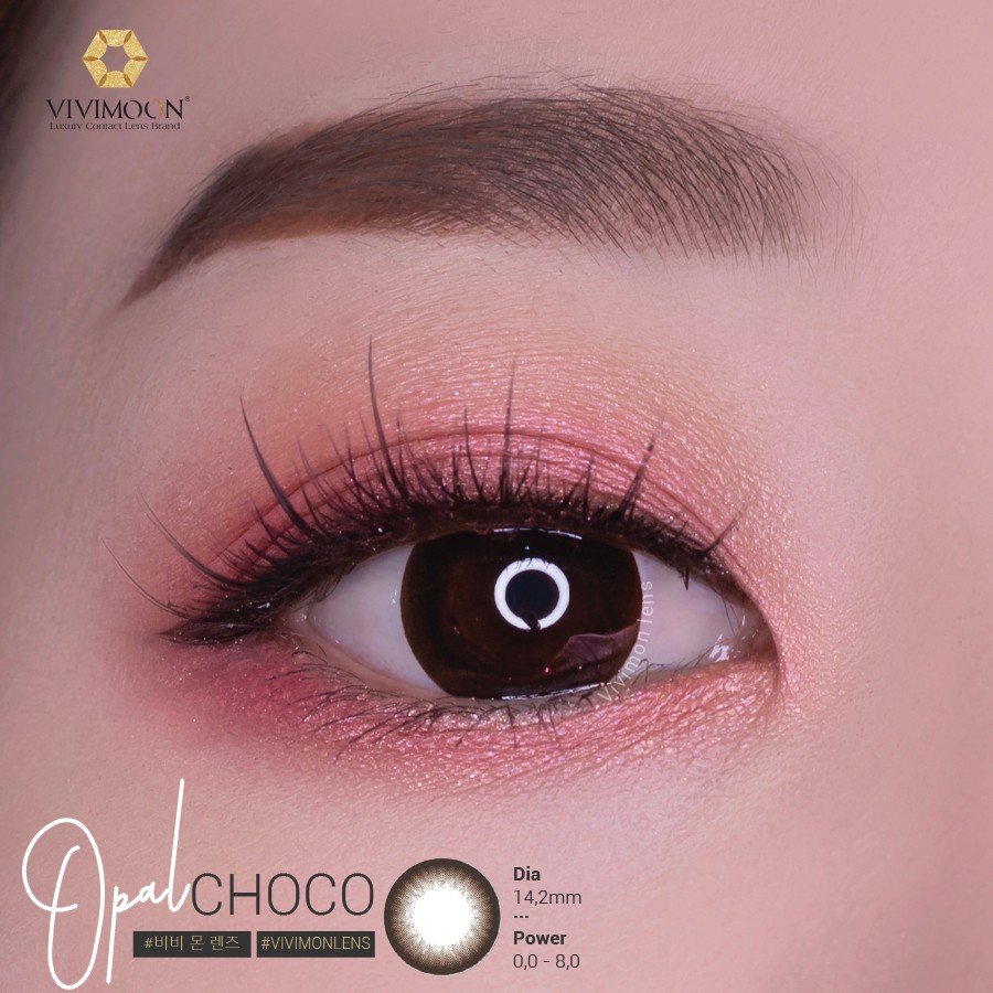 Kính áp tròng VIVIMOON Opal Choco 14.2mm