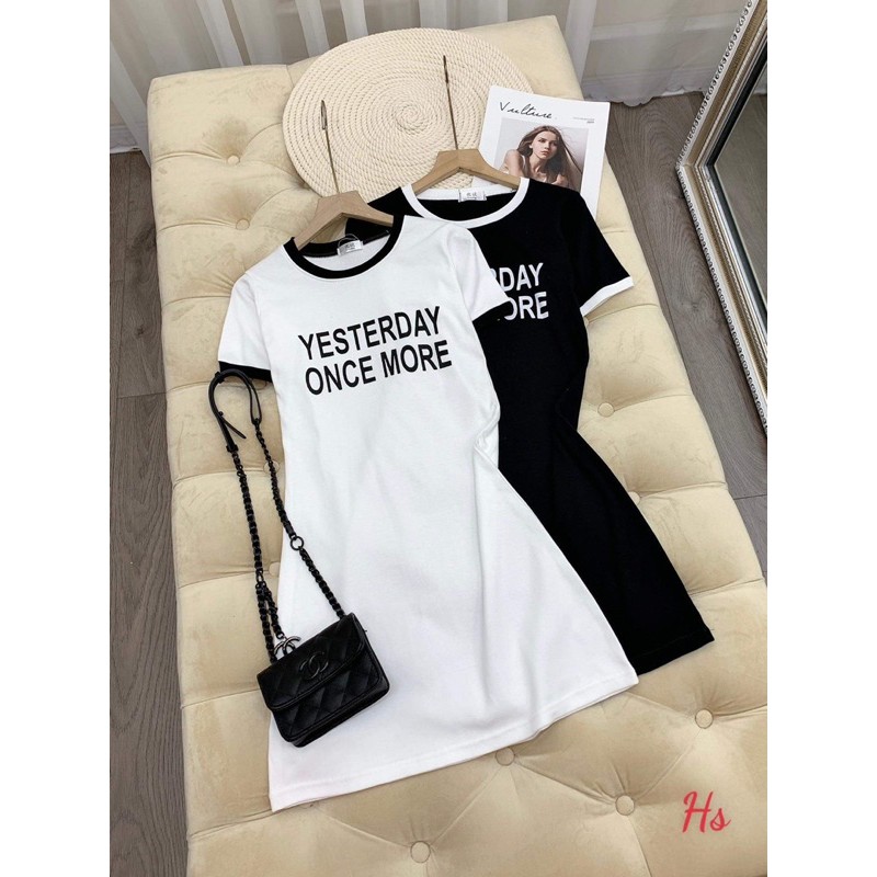 Váy Yesterday viền cổ HS45 | BigBuy360 - bigbuy360.vn