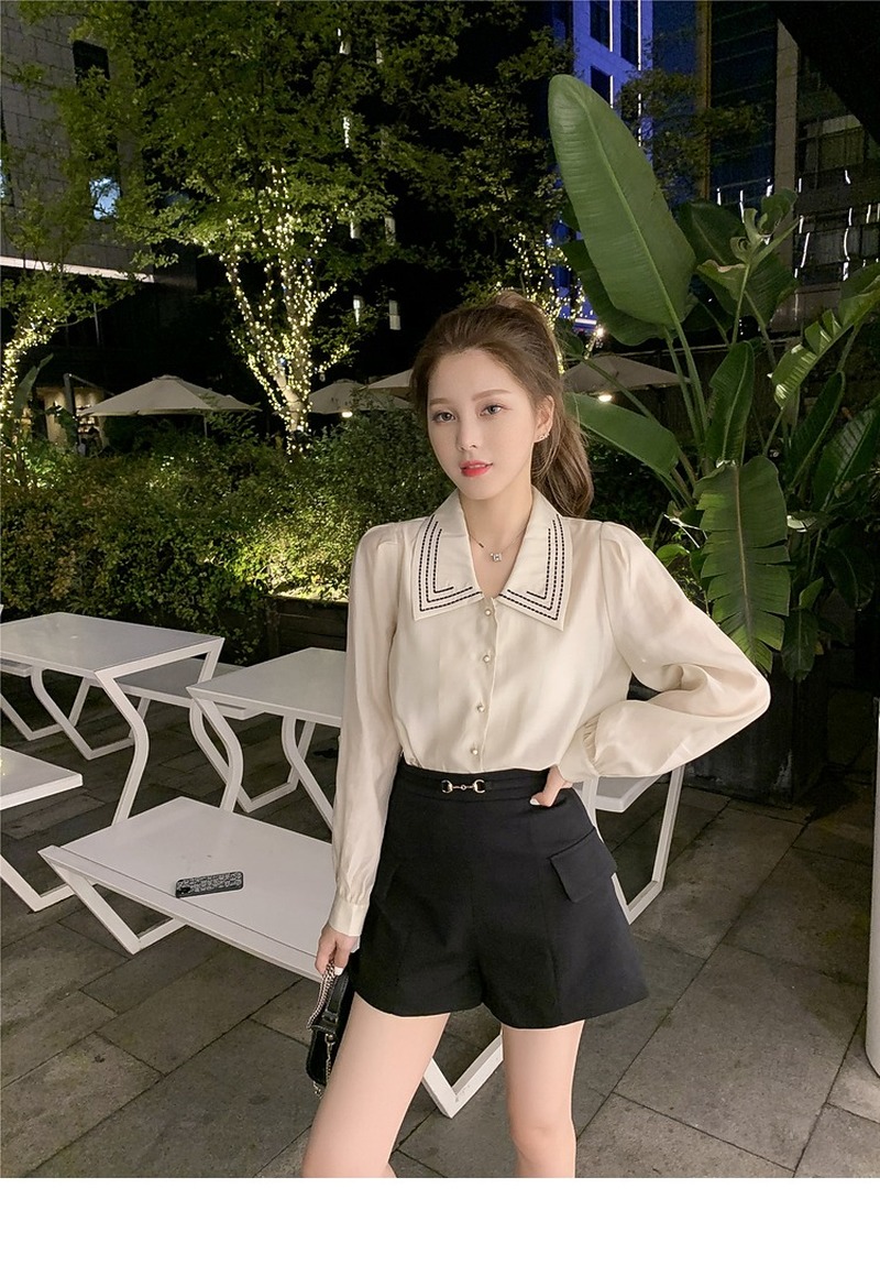 Bộ áo sơ mi + áo khoác sát nách phong cách Hàn Quốc thanh lịch (có bán lẻ) | BigBuy360 - bigbuy360.vn