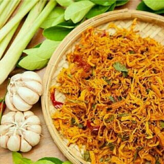 Sỉ 5kg khô gà sấy lá chanh ngon rẻ, chất lượng....