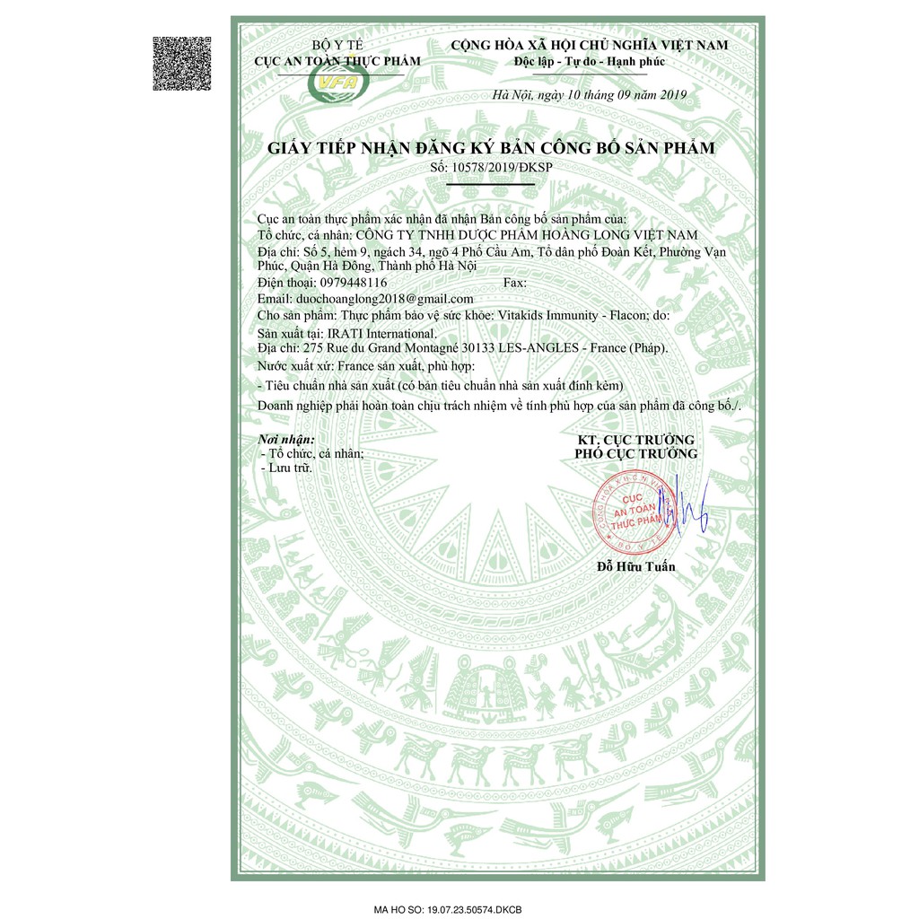 Siro Vita Kids Immunity - Tăng sức đề kháng | Thế Giới Skin Care