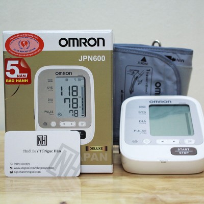 [ BH CHÍNH HÃNG ] Máy đo huyết áp OMRON JPN600 Made in Japan + bộ đổi nguồn