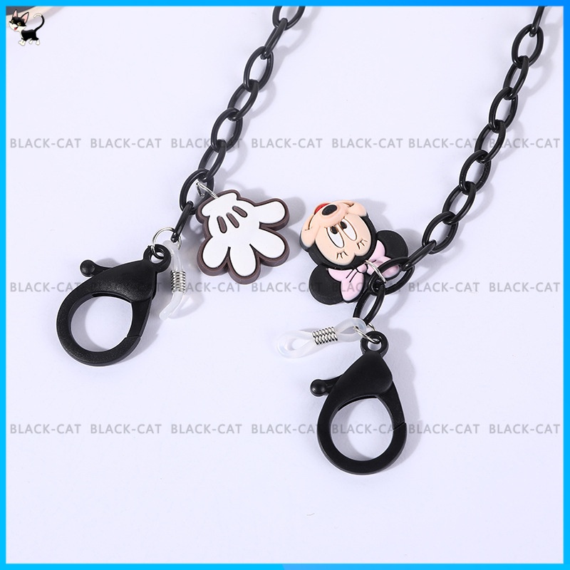 Dây Đeo Mắt Kính Bằng Acrylic Chống Thất Lạc Hình Chuột Mickey Minnie Hoạt Hình