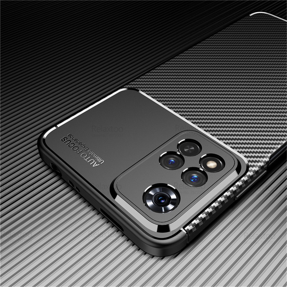 Ốp Điện Thoại Sợi Carbon Chống Sốc Cho Xiaomi Redmi Note 11 Pro 5G Note11 11Pro 11S 4G