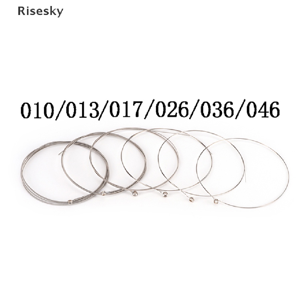 Set 6 Dây Đàn Guitar Điện 1st-6th Bằng Thép Chuyên Nghiệp