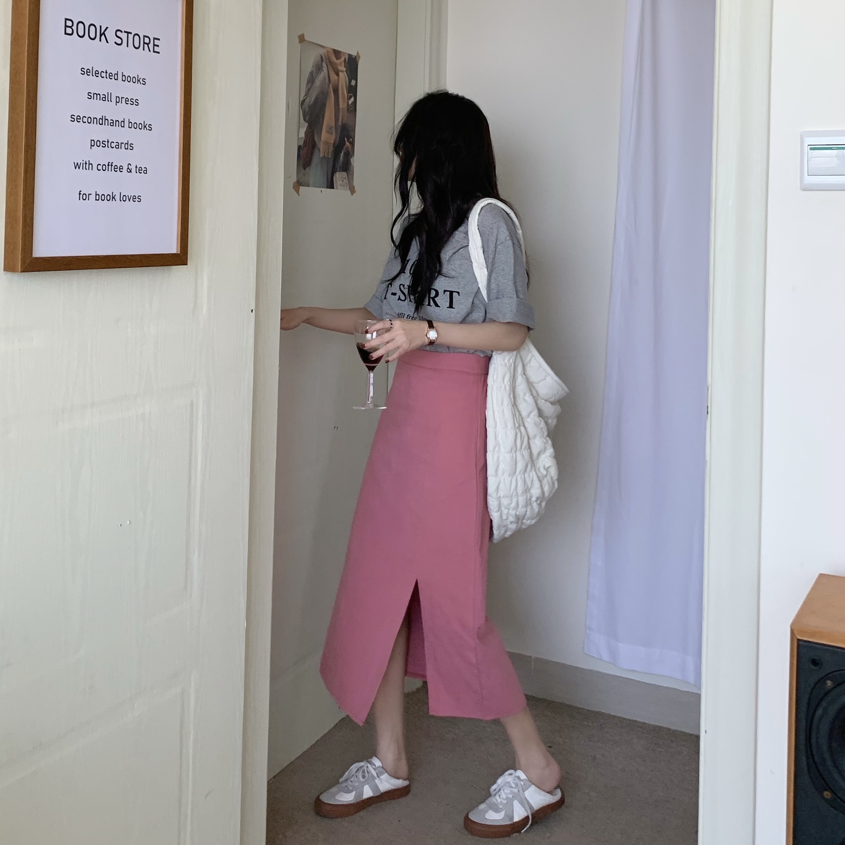 Chân Váy Dài Màu Trơn Thời Trang Nữ Tính | BigBuy360 - bigbuy360.vn