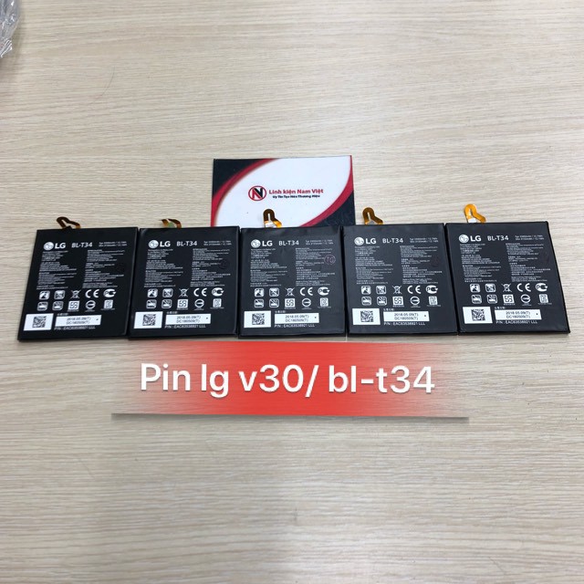 PIN ĐIỆN THOẠI LG V30 - LG H930 ZIN - BL-T34 - 3300mAh - BẢO HÀNH 3 THÁNG .
