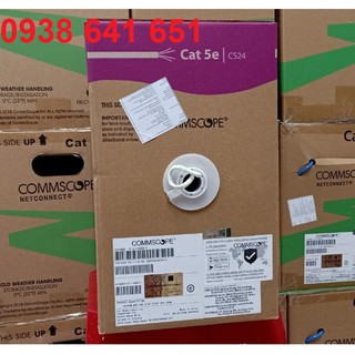 Cáp mạng Cat5e UTP AMP/CommScope màu trắng 6-0219590-2 chính hãng có CO, CQ