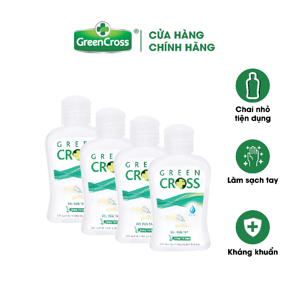 Gel Rửa Tay Green Cross Hương Trà Xanh (100ml)