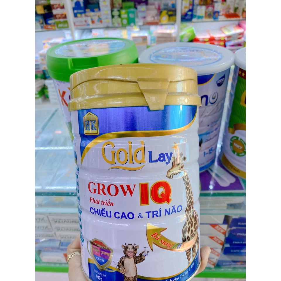 Sữa tăng chiều cao Goldlay 900g - Sữa tăng trưởng chiều cao cho trẻ 1-15 tuổi