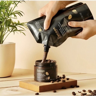 Tẩy da chết cocoon dak lak coffee body 200ml-600ml