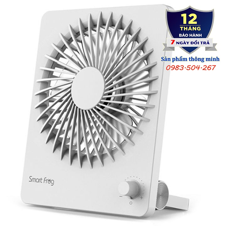 Quạt tích điện để bàn mini Xiaomi Smart Frog KW-MF200/KW-MF300/KW-MF900 - dung lượng 2000 mAh - 7 giờ sử dụng