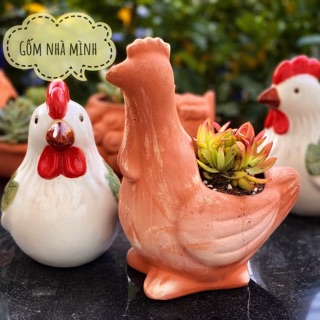 Chậu Gà, Vịt đất nung