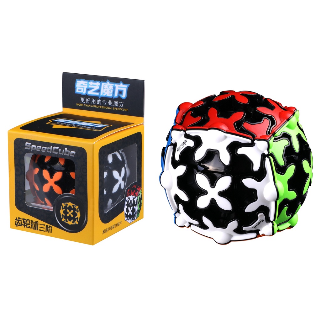 Rubik Biến Thể QiYi Gear 3x3 Pyraminx Cylinder Sphere-Chính Hãng