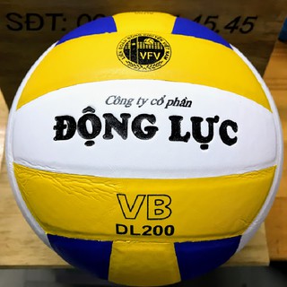 Bóng chuyền Động Lực DL200 - 01 quả bóng kèm kim bơm và lưới đựng bóng