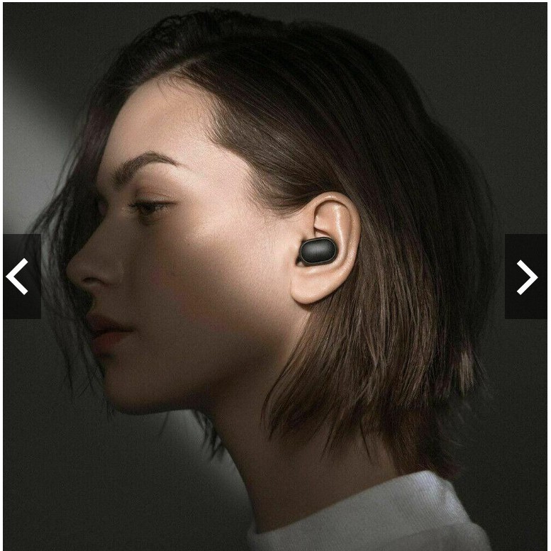 [HÀNG NHẬP KHẨU]Tai nghe Redmi Airdots S, Tai Nghe Bluetooth Xiaomi dáng thể thao kèm mic âm trầm, chống ồn, chồng nước