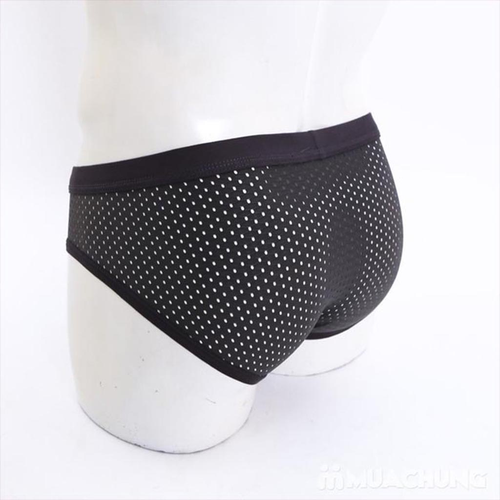 Combo 4 Quần lót tam giác nam thông hơi thoáng khí hàng xuất nhật, sịp chéo nam co giãn 4 chiều