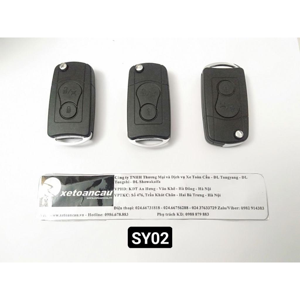 vỏ độ gập Ssangyong 3 nút