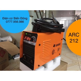 Tặng bó 20 que MÁY HÀN ĐIỆN TỬ CHUYÊN HÀN SẮT TÔN ARC-212A JASIC Cam đỏ