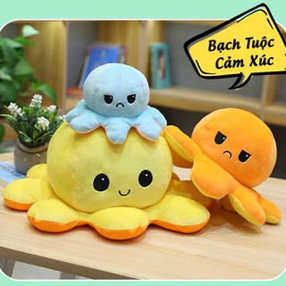 Bạch Tuộc Cảm Xúc Thú Nhồi Bông 2 Mặt Cảm Xúc Cho Bé - AUTO BEN