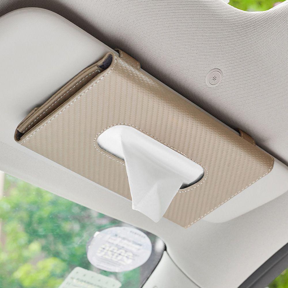 Hộp Đựng Khăn Giấy WTTLE Thông Dụng Sắp Xếp Gọn Gàng Cho Xe Hơi