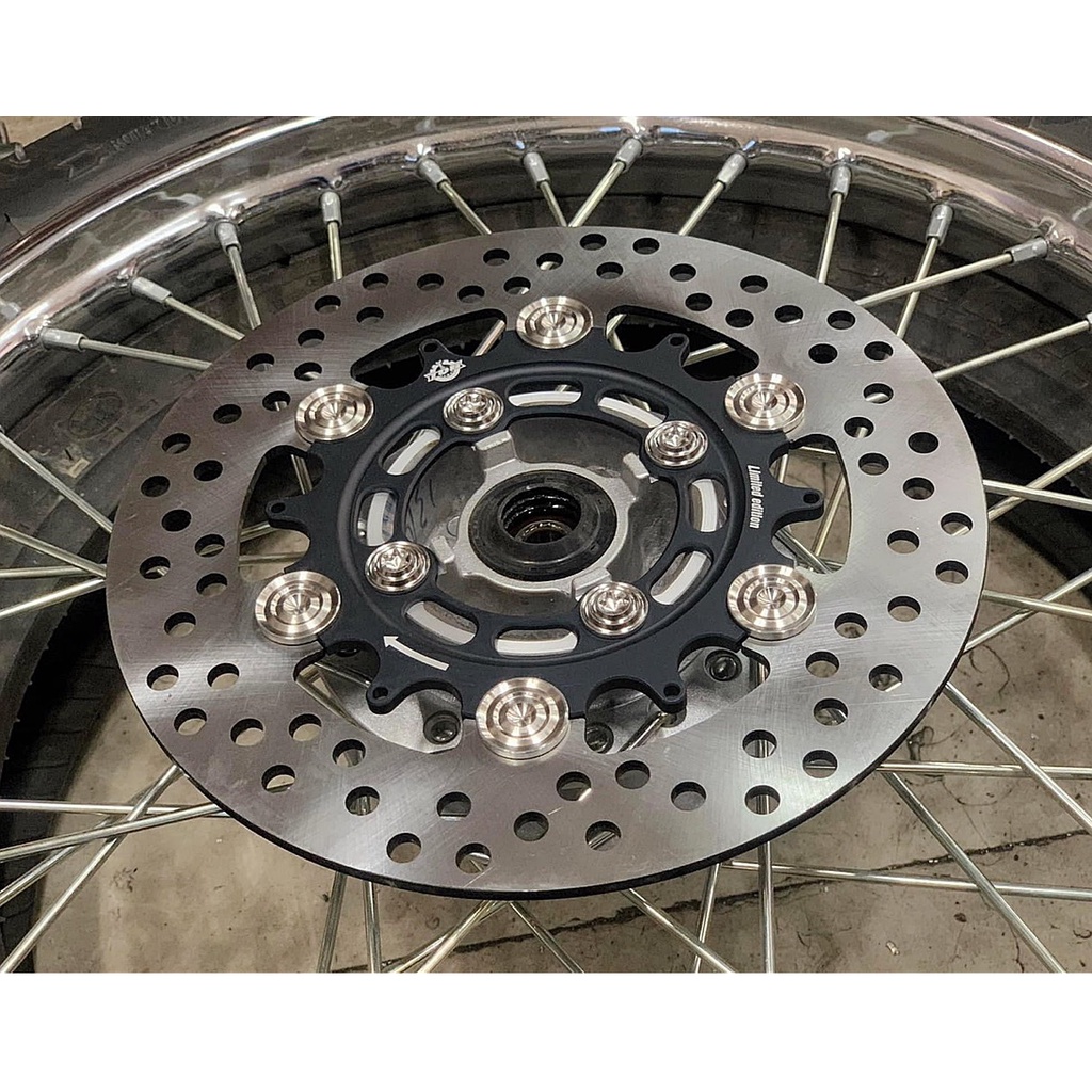 Khâu đĩa Inox kèm phe gài siêu sáng xe