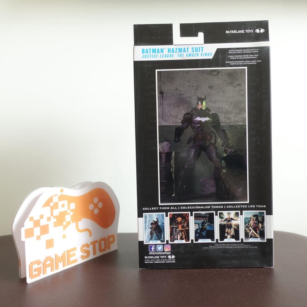 Mô hình DC Multiverse Batman 18cm Hazmat Suit McFarlane Mô hình có khớp Nhựa PVC, ABS CHÍNH HÃNG MỸ DCMF18