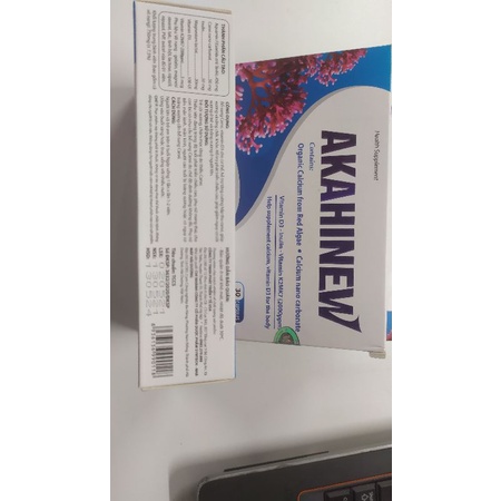 Akahinew (30 viên ) - Giúp bổ sung canxi, vitamin D3 cho cơ thể [Chính hãng ]