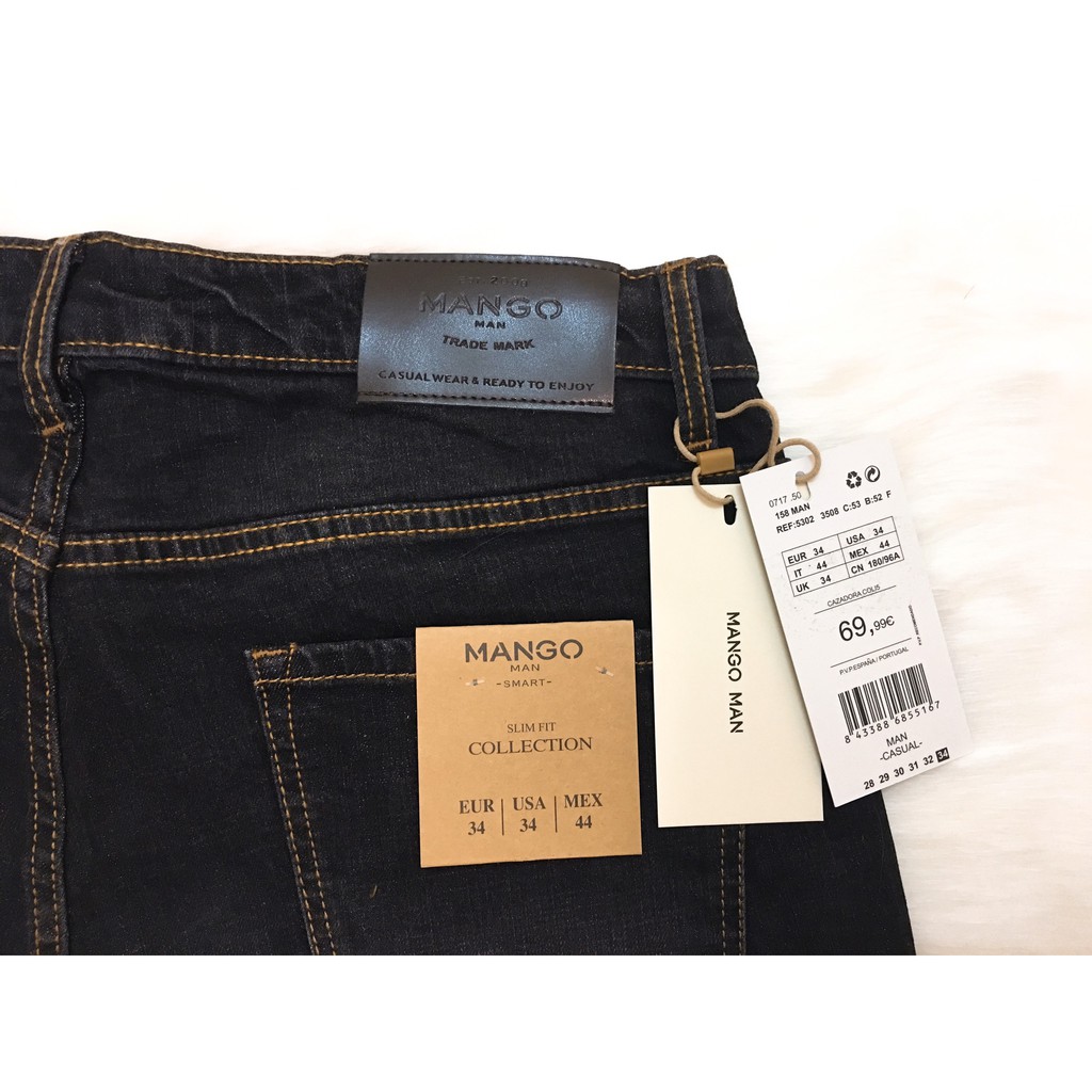 Quần jeans MANGO CLASSIC, hàng xuất xịn đi Tây Ban Nha rớt công