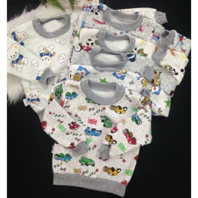 Áo nỉ lót lông cho bé trai bé gái