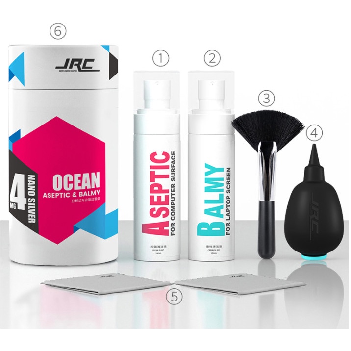 Bộ vệ sinh Laptop Macbook Máy Tính Máy Ảnh Bàn Phím JRC Chính Hãng Làm Sạch Màn Hình Điện Thoại 2.1