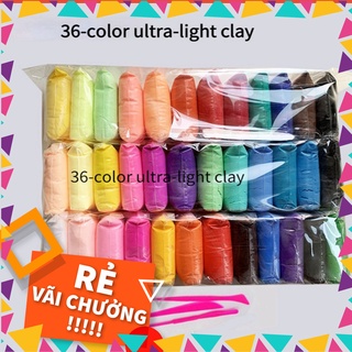 Túi đất sét 12/ 24/ 36 màu sắc siêu nhẹ tiện lợi dành cho trẻ em