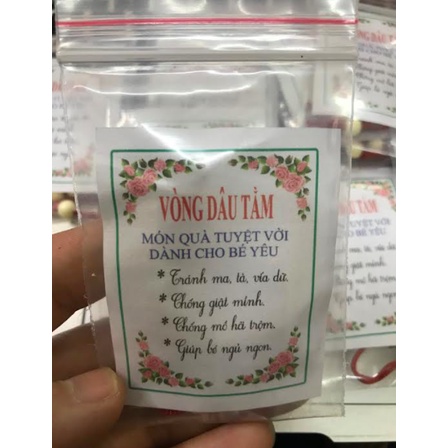 VÒNG DÂU TẰM CHO BÉ- Giúp Bé Hết Khóc Đêm, Giật Mình, Mang Lại Sức Khỏe Cho Bé