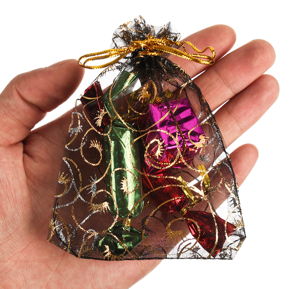 Set 50 Túi Dây Rút Đựng Bánh Quy Xinh Xắn