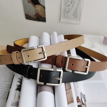 Thắt lưng nam nữ Unisex chữ nhật bản vừa trẻ trung mã TLN004 - Dây nịt học sinh thắt quần bò quần tây